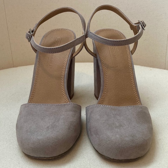 ASOS Grey 'Penny' Block Heels - Picture 3 of 7